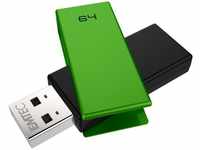 EMTEC ECMMD64GC352, EMTEC USB-Stick 64 GB C350 USB 2.0 Brick Green