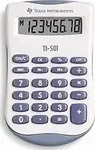 TI TI501, TI TEXAS INSTRUMENTS TI501 Taschenrechner wei&szlig;