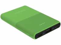 TerraTec 282273, TERRATEC Powerbank P50 Pocket Green Flash 5.000mAh