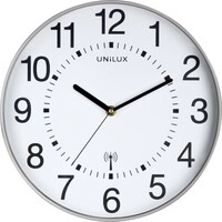 Hamelin 400094562, Hamelin unilux Funkwanduhr Wave weiß grau Kunststoff, Ø 30,0 cm Hamelin 400094562, Hamelin unilux Funkwanduhr Wave weiß grau Kunststoff, Ø 30,0 cm
