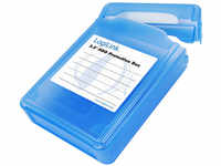 Logilink UA0133, LogiLink HDD Schutz-Box für 1x 8.9cm (3,5) blau wasseresist