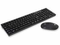 Conceptronic ORAZIO01PT, Conceptronic Wireless Keyboard+Mouse,Layout portugiesisch sw