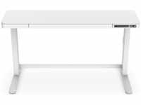 DIGITUS DA90406, DIGITUS Schreibtisch 120x60 elektr.,USB-Lade.+Schublade weiß