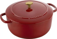 Ballarini 1023094, Ballarini Bellamonte Auflaufform Br&auml;ter Gusseisen 24cm rot