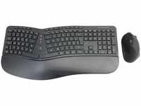 Conceptronic ORAZIO02DE, CONCEPTRONIC Wireless Keyboard+Mouse,ergo,Layout deutsch sw
