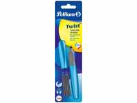 Pelikan 811286, Pelikan Tintenroller Twist R457 Frosted Blue +2P Blister
