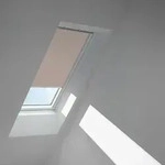 VELUX Verdunkelungsrollo Helltaupe 4580, S08, Aluminiumschiene,GGU,Manuell,VELUX
