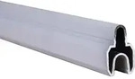 GroJa Solid Grande Premium Lisene Steckzaun Sichtschutzzaun Silbergrau