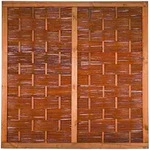 T&J &Auml;TNA Weidengeflechtzaun Sichtschutz, 180x180 cm