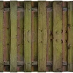 T&J Sichtschutzzaun SEELAND Sichtschutz Bohlenzaun, 180x150 cm