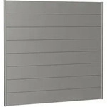 Biohort Sichtschutzzaun Wandpaneel ohne Acrylglas quarzgrau-metallic Sichtschutz