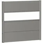 Biohort Sichtschutzzaun Wandpaneel mit Acrylglas quarzgrau-metallic Sichtschutz