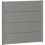 Biohort Sichtschutzzaun Wandpaneel ohne Acrylglas quarzgrau-metallic Sichtschutz