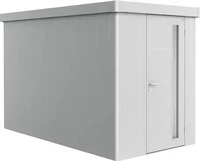 Biohort 81014, Biohort Ger&auml;tehaus Neo silber-metallic Ger&auml;teschuppen, Standardt&uuml;r,