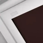 VELUX Verdunkelungsrollo Uni Dunkelbraun 4559, PK08, GEL,Manuell,VELUX,wei&szlig;e...
