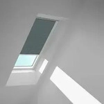 VELUX Rollo Blaugrau 4170, FK08, Aluminiumschiene,Elektro,GGU,VELUX