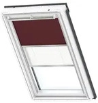 VELUX Verdunkelung Plus DFD Manuell Uni Dunkelbraun/Wei&szlig; 4559, F06,