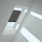 VELUX Plissee Graphit 1274, Y87, Aluminiumschiene,GGU,Manuell,VELUX