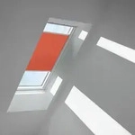 VELUX Wabenplissee Sanddorn 1167, SK06, GGU,Manuell,VELUX,wei&szlig;e Schiene