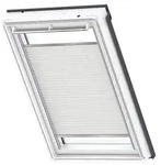 VELUX Wabenplissee Uni wei&szlig; Uni wei&szlig; 1045, Y67, Aluminiumschiene,GGU,Manuell,VELUX
