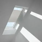 VELUX Wabenplissee Lichtgrau 1172, CK02, Aluminiumschiene,GGU,Manuell,VELUX