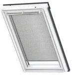 VELUX Jalousette manuell Uni Silber 7057, M06, GGU,Manuell,VELUX,wei&szlig;e Schiene