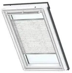VELUX Plissee Dekor Klassik Wei&szlig; 1256 Faltstore, U08,