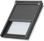 NEU: VELUX Solar-Rollladen SSL 0000K Aluminium Dunkelgrau, 55x118 cm (CK06)