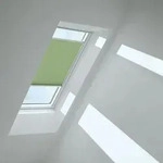 VELUX Plissee Moosgr&uuml;n 1280, S06, Aluminiumschiene,GGU,Solar,VELUX