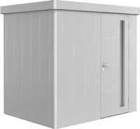 Biohort 81029, Biohort Ger&auml;tehaus Neo silber-metallic Ger&auml;teschuppen, Standardt&uuml;r,