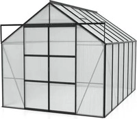 EPH 268929, EPH Vitavia Gew&auml;chshaus Uranus Tomatenhaus Schwarz, 6 mm, 383x257x248 cm