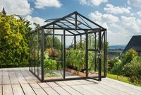 EPH 278105, EPH Vitavia Gew&auml;chshaus Zeus Tomatenhaus Schwarz Kombiverglasung,