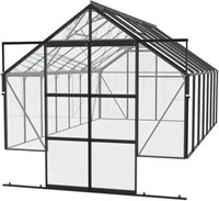 EPH 268095, EPH Vitavia Gew&auml;chshaus Cassandra Tomatenhaus Schwarz, ohne Sockelmauer,