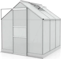 EPH 282014, EPH Vitavia Gew&auml;chshaus Apollo Tomatenhaus Silber, 4 mm, 199x195x207 cm