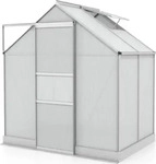 EPH 282009, EPH Vitavia Gew&auml;chshaus Apollo Tomatenhaus Silber, 6 mm, 137x195x207 cm