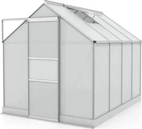 EPH 282024, EPH Vitavia Gew&auml;chshaus Apollo Tomatenhaus Silber, 4 mm, 261x195x207 cm