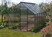 EPH 267349, EPH Vitavia Gew&auml;chshaus Merkur Tomatenhaus Schwarz, 6 mm, 383x257x232 cm