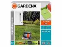 Gardena Sprinklersystem OS 140 Set mit Versenk-Viereckregner