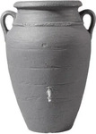 GRAF 211610, GRAF Regentonne Antik Amphore mit intergrierter Pflanzenschale, dark