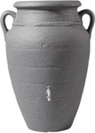 GRAF 211609, GRAF Regentonne Antik Amphore mit intergrierter Pflanzenschale, dark