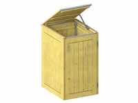 Binto Mülltonnenbox für 1 Behälter, Nadelholz Mülltonnenverkleidung