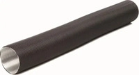 Justus 9213 04, Justus Alu-Flexrohr 60-150 cm f&uuml;r Kaminofen, Gussgrau grau