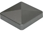 GroJa Ersatzkappe f&uuml;r Alu-Steckzaunpfosten und Alu-Torpfosten Anthrazitgrau, 9x9 cm