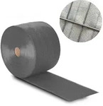 NOOR Sichtschutzstreifen Doppelstabzaun Textil silber RAL 9006
