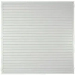 T&J Sichtschutzzaun LIGHTLINE wei&szlig; Sichtschutz Lamellenzaun, 180x180 cm