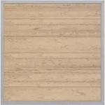 TraumGarten Sichtschutzzaun DESIGN WPC ALU Sand/Silber Sichtschutz Lamellenzaun,