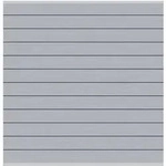 TraumGarten WPC-Sichtschutzzaun Rundum-Sorglos-Paket CLASSIC Grau/Silber Sichtschutz