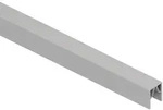TraumGarten Sichtschutzzaun Profil-Abschlussleisten SYSTEM ALU & WPC Silber, oben