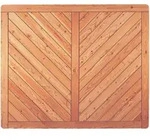 T&J Sichtschutzzaun ESBJERG L&auml;rche Sichtschutz Lamellenzaun, 180x150 cm