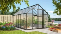 EPH 267364, EPH Vitavia Gew&auml;chshaus Merkur Tomatenhaus Schwarz, 4 mm, 445x257x232 cm